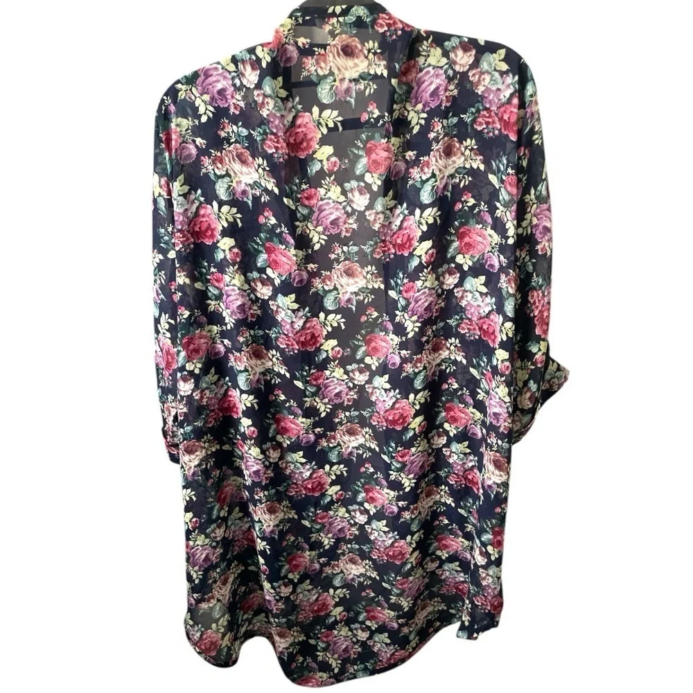 TeenBell Pink and Blue Robe cardigan.